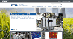 Desktop Screenshot of etd-bez.cz